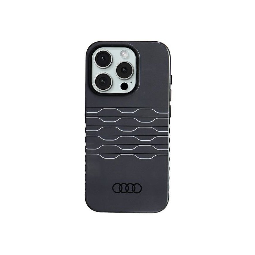 Audi IML MagSafe Case iPhone 15 Pro 6.1" czarny|black hardcase A