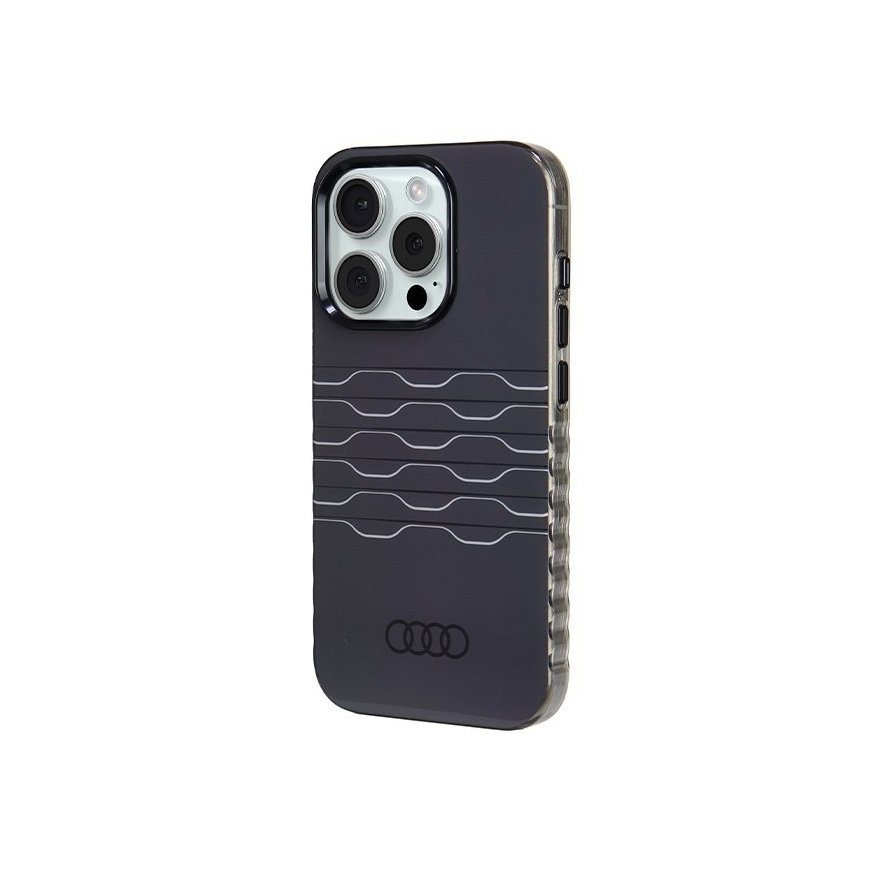 Audi IML MagSafe Case iPhone 15 Pro 6.1" czarny|black hardcase A – 2