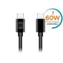 Forever cable USB-C - USB-C 1,0 m 3A black Forever cable USB-C - USB-C 1,0 m 3A black