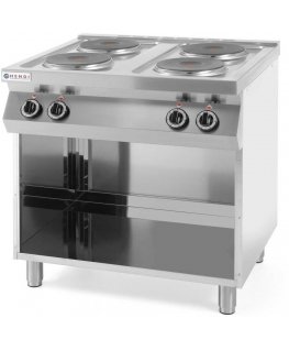 Stove Hendi Freestanding electric kitchen on a steel base 4 x 2.6kW, width 80cm