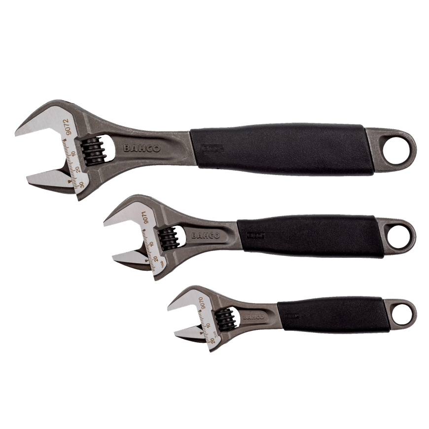 Bahco Twinpack of Ergo Adjustable Wrenches