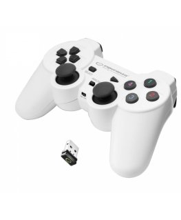 Esperanza EGG108W Gaming Controller Black, White RF Gamepad Analogue / Digital PC, Playstation 3
