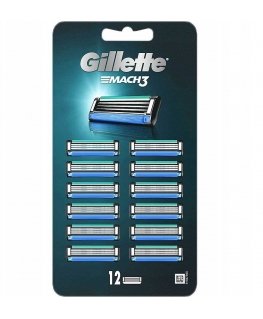 Gillette Mach3 keičiami skutimosi peiliukai 12vnt