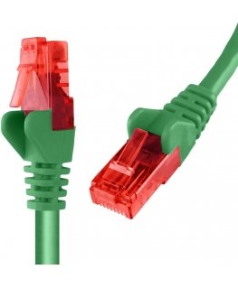 Spacetronik Cable RJ45 CAT 6 U/UTP AWG24 green 25m