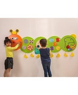 Viga Toys Daugiafunkcinė sieninė lenta - kirmėlė VIGA