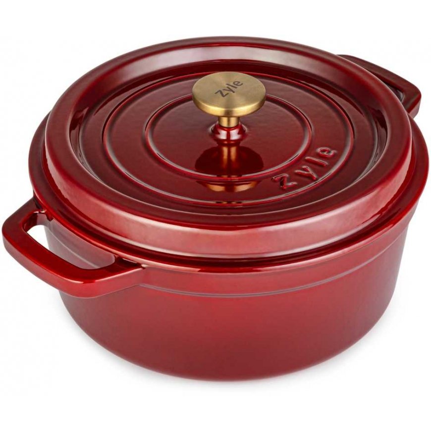 Zyle Round enameled cast iron pot ZY01RKI, 5 l