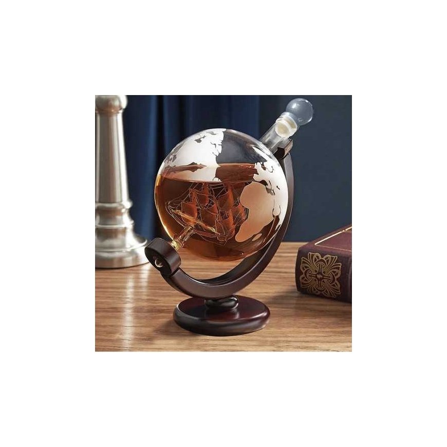Carafe - globe - malatec 22553 whiskey set – 4