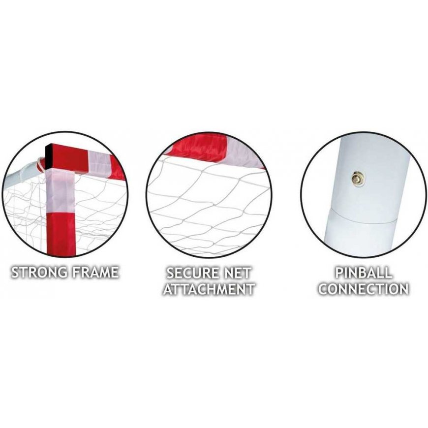 FOOTBALL GOAL WITH NET 300x160x90CM ENERO – 2