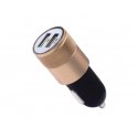 Goodbuy M-06 aluminium car charger 2x USB | 2.4A gold Goodbuy M-06 aluminium car charger 2x USB | 2.4A gold