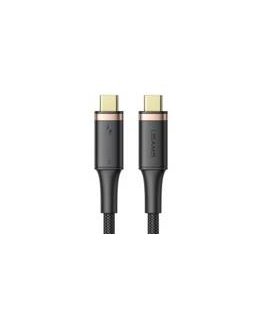 USAMS Kabel U43 USB-C na USB-C 100W PD Fast Charge 5A 1.2m czarn