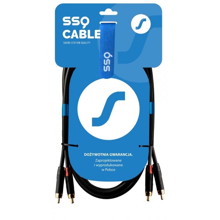 SSQ RCARCA2 SS-1432 kaabel 2x RCA - 2x RCA 2 m must