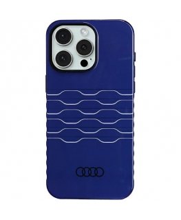 Audi IML MagSafe Case iPhone 15 Pro Max 6.7" niebieski|navy blue