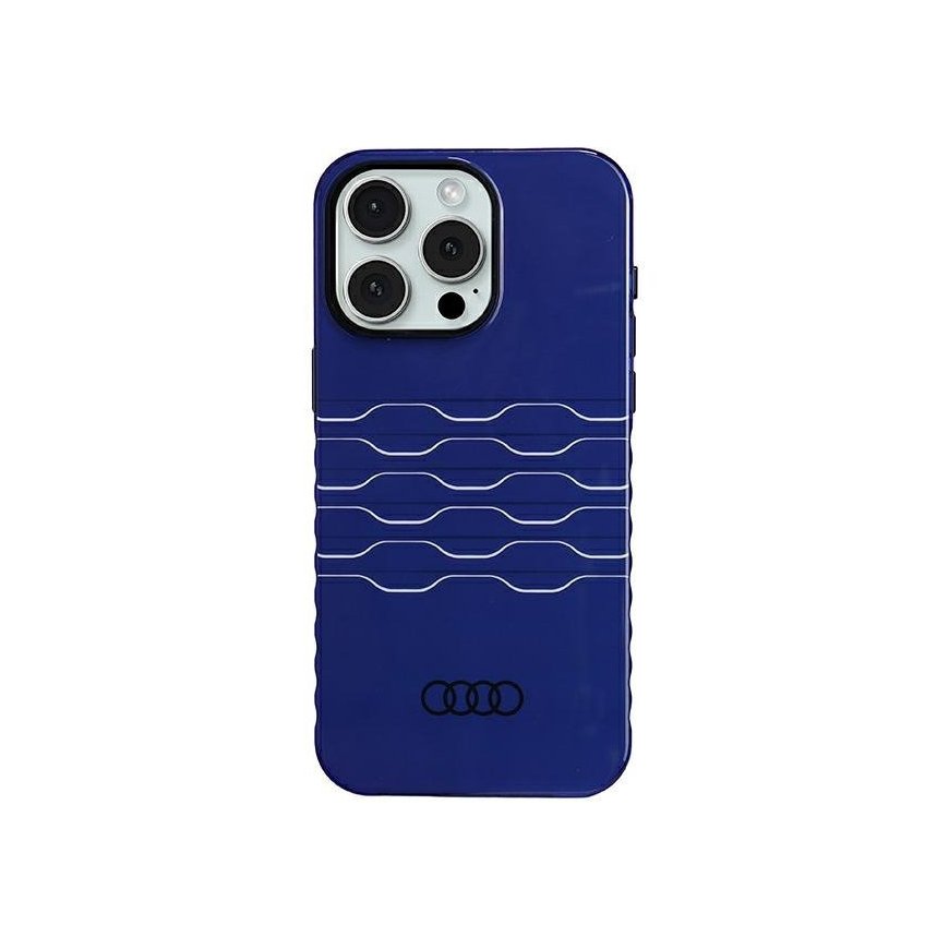 Audi IML MagSafe Case iPhone 15 Pro Max 6.7" niebieski|navy blue
