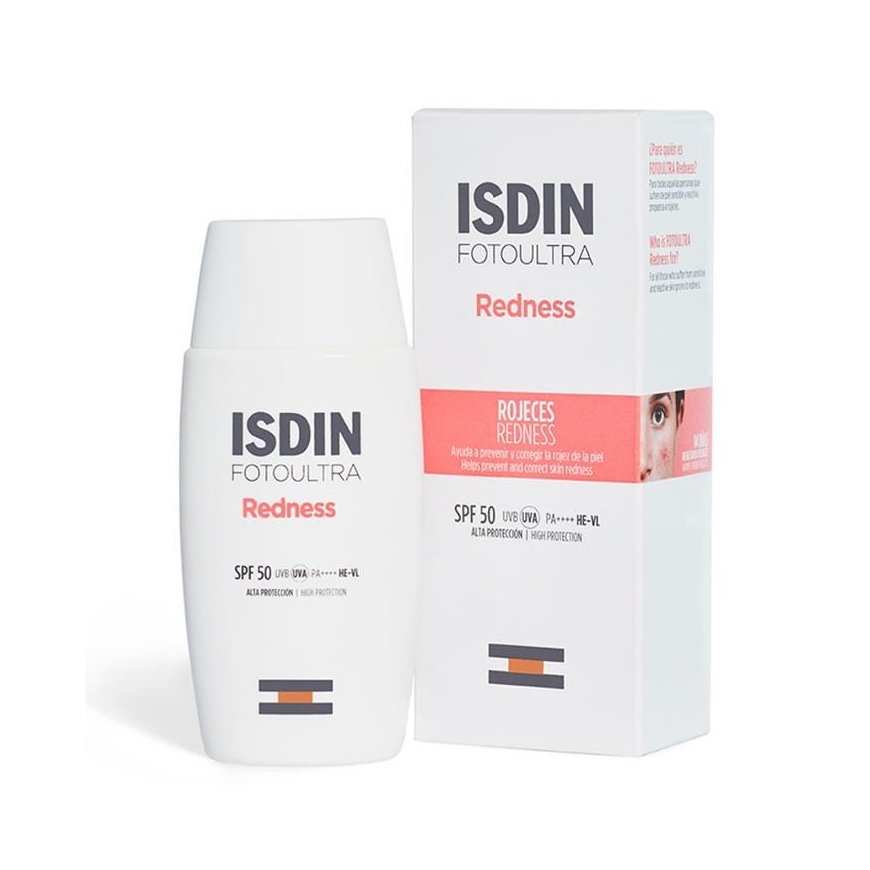 sunscreen face cream For sensitive skin Isdin Fotoultra Redness Spf50+ 50ml