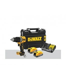 DEWALT WIERTARKO-WKRĘTARKA UDAROWA 18V 90Nm DCD805H2T 2x5,0Ah barošanas bloks