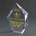 Tryumf Engraved glass trophy + paint filler Tryumf Engraved glass trophy + paint filler
