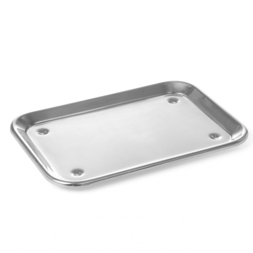 Hendi metalinis padėklas ant kojelių, plieno 240x170mm
