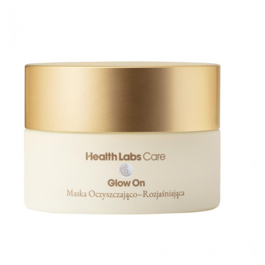 Healthlabs Glow On valomoji ir šviesinanti kaukė 50ml