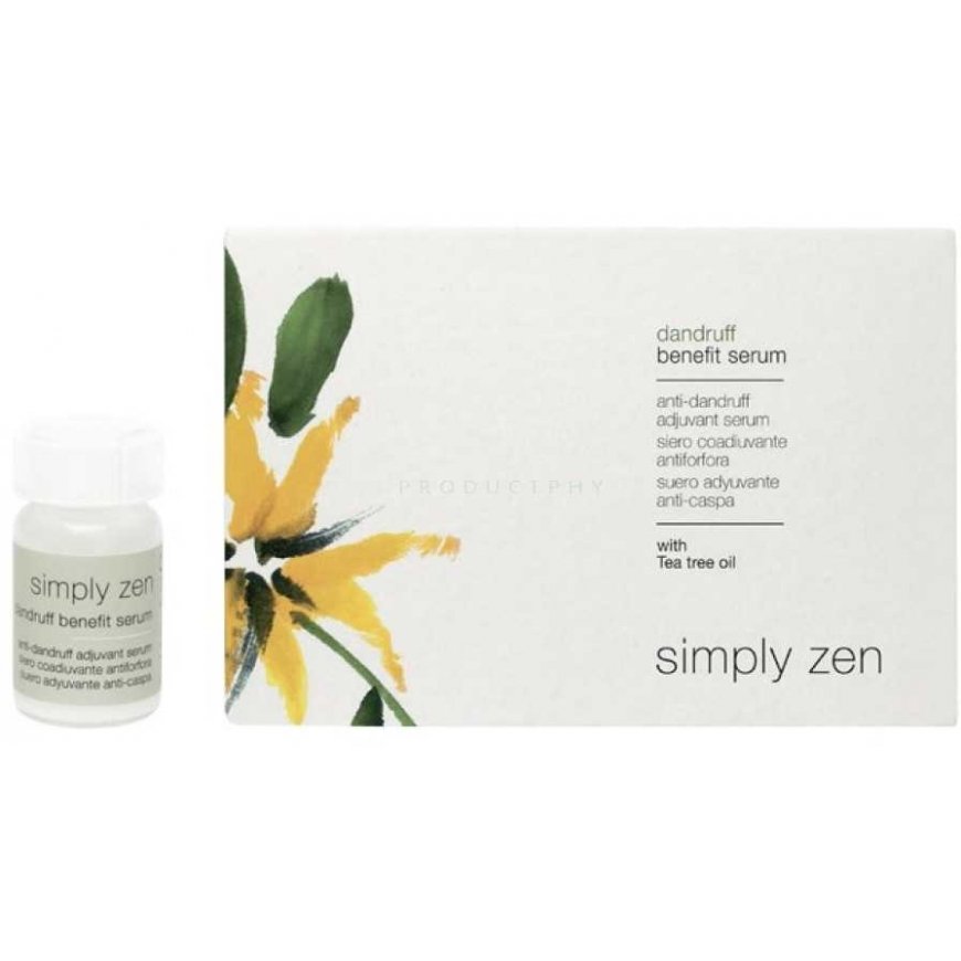 Simply Zen Simply Zen, Dandruff Benefit, Hair Serum, Nuo pleiskanų, 12 pcs, 5 ml Unisex