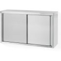 Hanging steel kitchen cabinet with sliding doors 100x60x30cm - Hendi 811207 Hanging steel kitchen cabinet with sliding doors 100x60x30cm - Hendi 811207