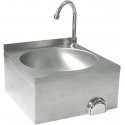 Wall-mounted stainless steel contactless kitchen sink Hendi 810316 Wall-mounted stainless steel contactless kitchen sink Hendi 810316
