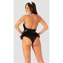 Obsessive Frills Lace Bodysuit Black Obsessive Frills Lace Bodysuit Black