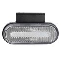 LED markerinė lempa om-01-w ovali balta amio-02375 LED markerinė lempa om-01-w ovali balta amio-02375