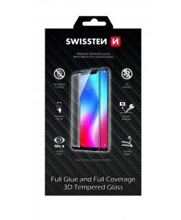 Swissten Ultra Durable Full Face / Full Glue Tempered Glass Premium 9H Screen Protector Samsung Galaxy A52 Black