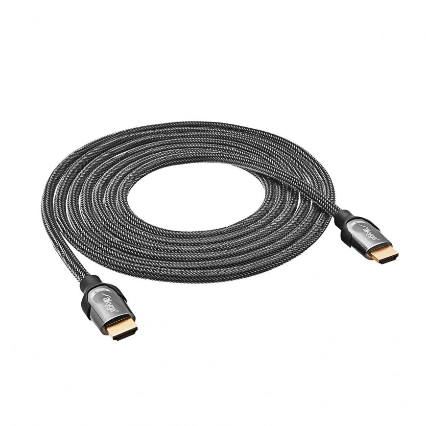 Akyga AK-HD-30S HDMI ekranowany CU 48Gb/s 8K@60Hz 4K@120Hz ver. 2.1 3m