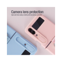 Fusion Frame back case silicone for Apple iPhone 15 Pro magenta