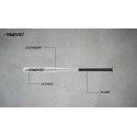 Baseball bat aluminum AVENTO 47AE 75cm Silver Baseball bat aluminum AVENTO 47AE 75cm Silver