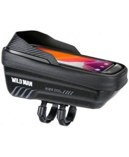 Etui|uchwyt rowerowy WILDMAN M E12X sakwa na ramę czarna|black