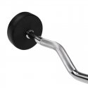 HMS GSL25 fixed barbell/rubber broken bar 25 kg HMS GSL25 fixed barbell/rubber broken bar 25 kg