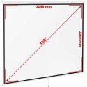 Frommstarck Projector screen półautomatyczny Wall Ceiling matt white 150'' 312.8x239 cm 4:3