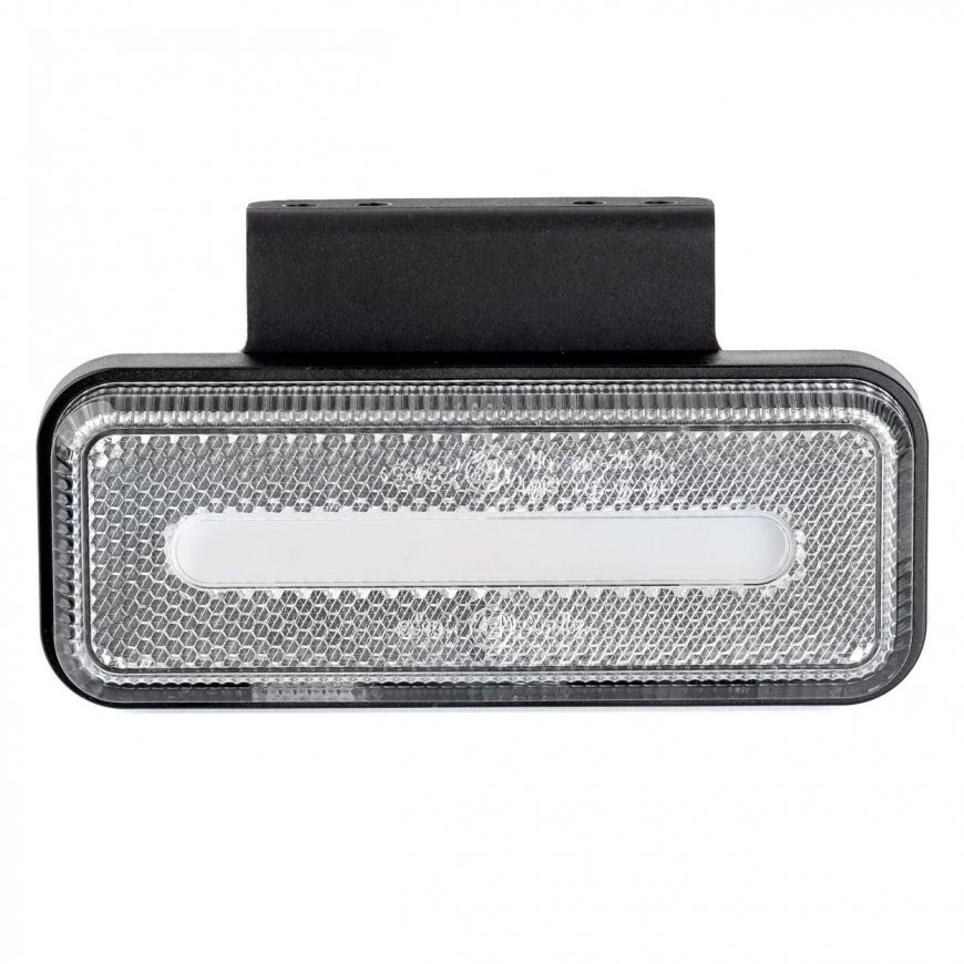 AMiO White LED rectangular marker lamp