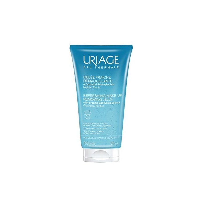 Uriage Refreshing Make-Up Removing Jelly refreshing make-up removing gel with organic edelweiss extract 150ml