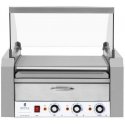 Roller roll grill with lid and heating drawer for buns 20 HotDog sausages 2600W 230V Royal Catering