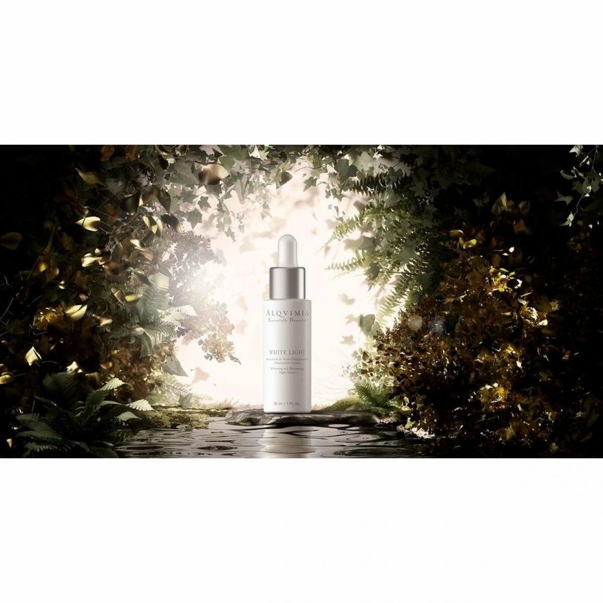 "Alqvimia Baltas Light" naktinis veido serumas, šviesinantis ir depigmentuojantis 30ml – 2