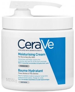 Cerave Moisturizing balm for dry and very dry skin with pump, 454g