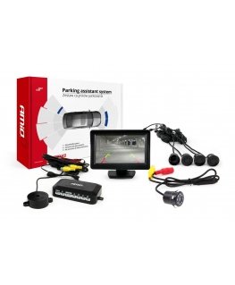 Amio Parkavimo jutiklių rinkinys tft01 4,3 colių su kamera hd-307-ir 4 juodi jutikliai