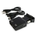 Savio CL-145 VGA to HDMI converter Audio Full HD Black - Audio/Multimedia Savio CL-145 VGA to HDMI converter Audio Full HD Black - Audio/Multimedia