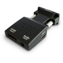 Savio CL-145 VGA to HDMI converter Audio Full HD Black - Audio/Multimedia Savio CL-145 VGA to HDMI converter Audio Full HD Black - Audio/Multimedia