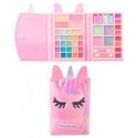 Aquarius MARTINELIA Little Unicorn Cosmetic Set Travel Wallet, 25 eyeshadows, 4 blushes, 8 shimmer creams, 8 lip glosses, 2 appl