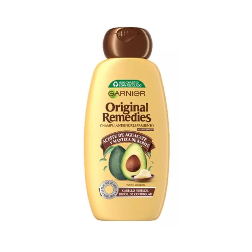 Garnier Original Remedies Avokadų ir taukmedžių šampūnas 600ml – 5