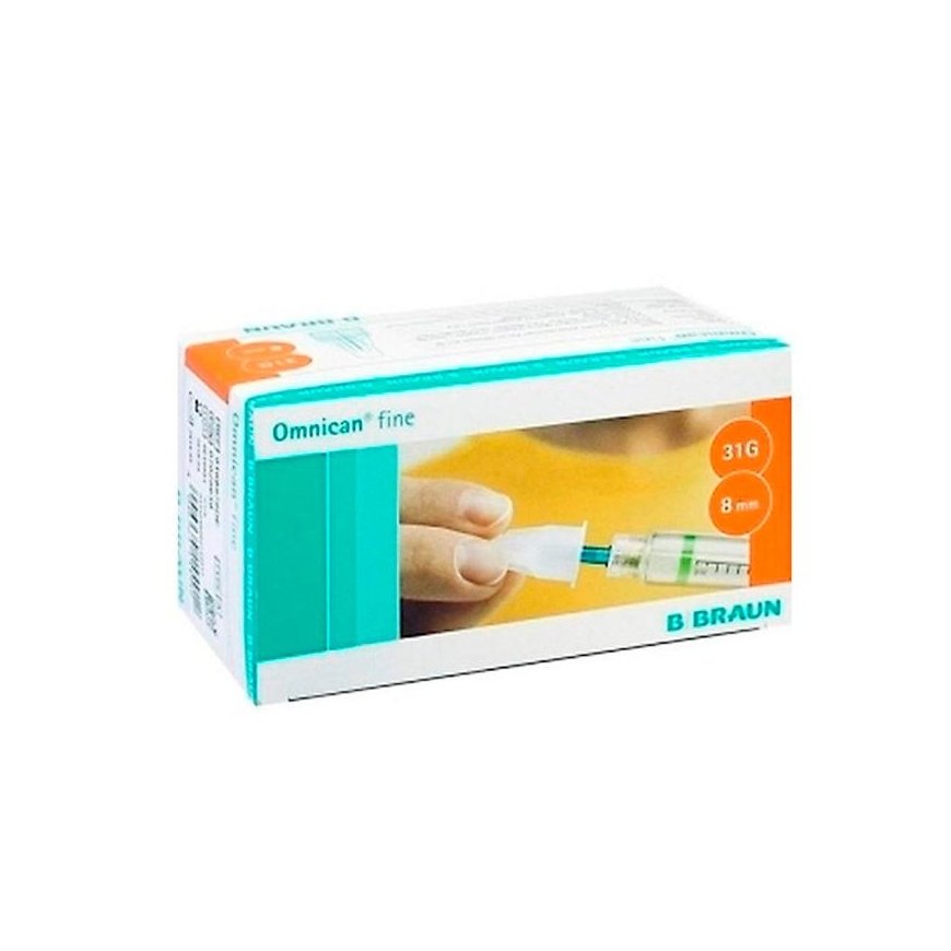 Omnican needles are thin 31x8mm