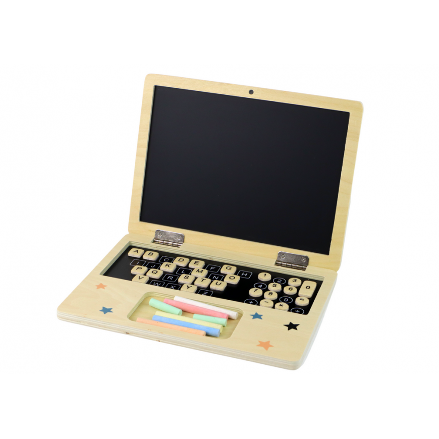Lean Wooden board notebook chalk