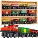 Kruzzel Wooden railway - 12 pcs. Kruzel 23522 Kruzzel Wooden railway - 12 pcs. Kruzel 23522