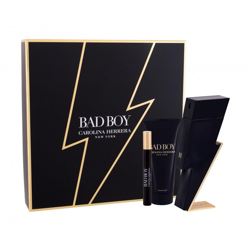 Carolina Herrera Bad Boy EDT set for men (EDT 100 ml + Shower gel 100 ml + EDT 10 ml) – 5