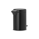 Brabantia Pedal Bin newIcon Pyöreä Musta