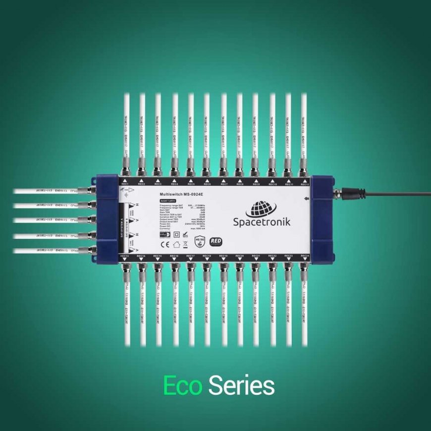 Šakotuvas Multiswitch 5/8 Spacetronik E-Series MS-0508E – 5